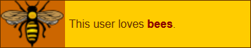 This user loves bees